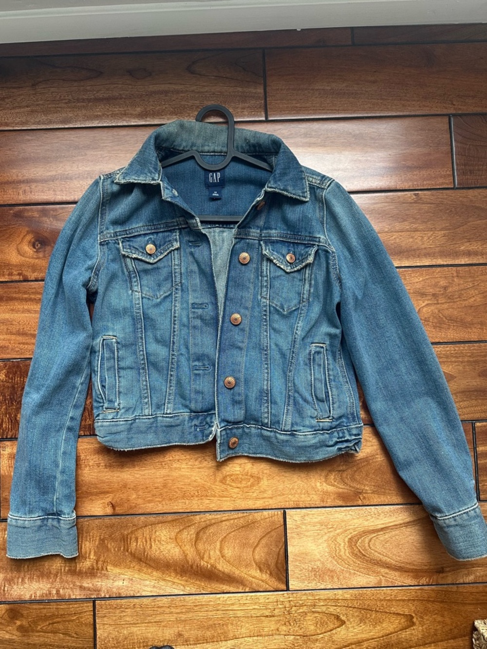 GAP Blue Denim Jacket with Washed Detail